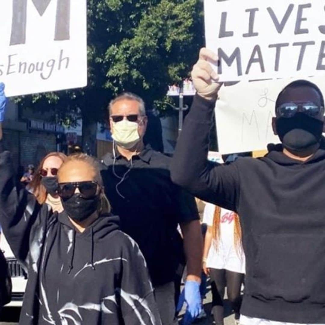 Jennifer Lopez y Alex Rodriguez se unen a las protestas contra el racismo