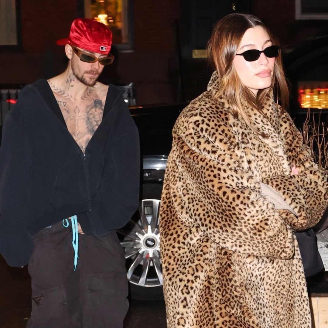 Singer Justin Bieber and Hailey Baldwin in NYC