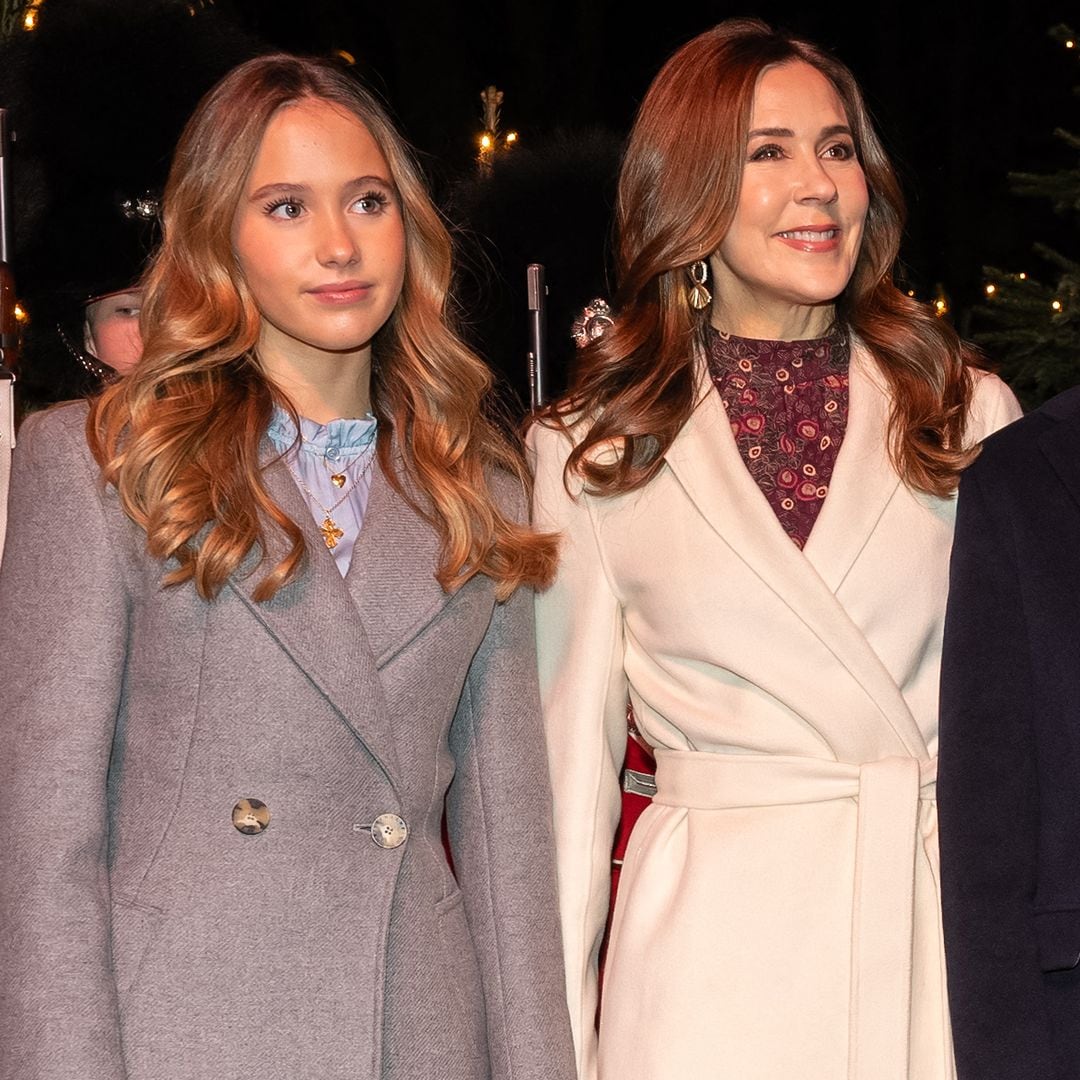 El look de belleza de Josephine de Dinamarca en el ballet de Navidad