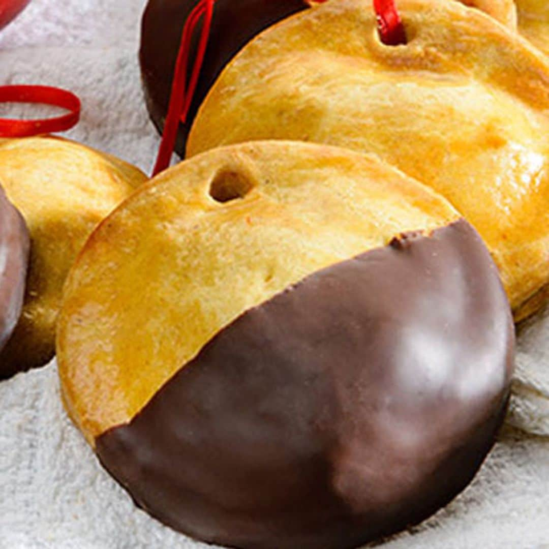 Galletas de manzana y chocolate