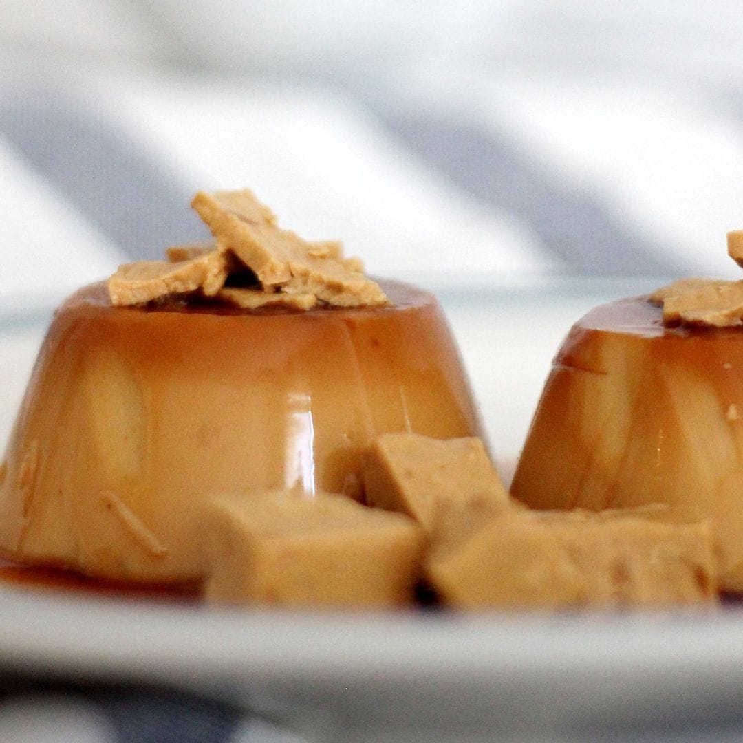 ¿Te ha sobrado turrón esta Navidad? Haz este flan para aprovecharlo