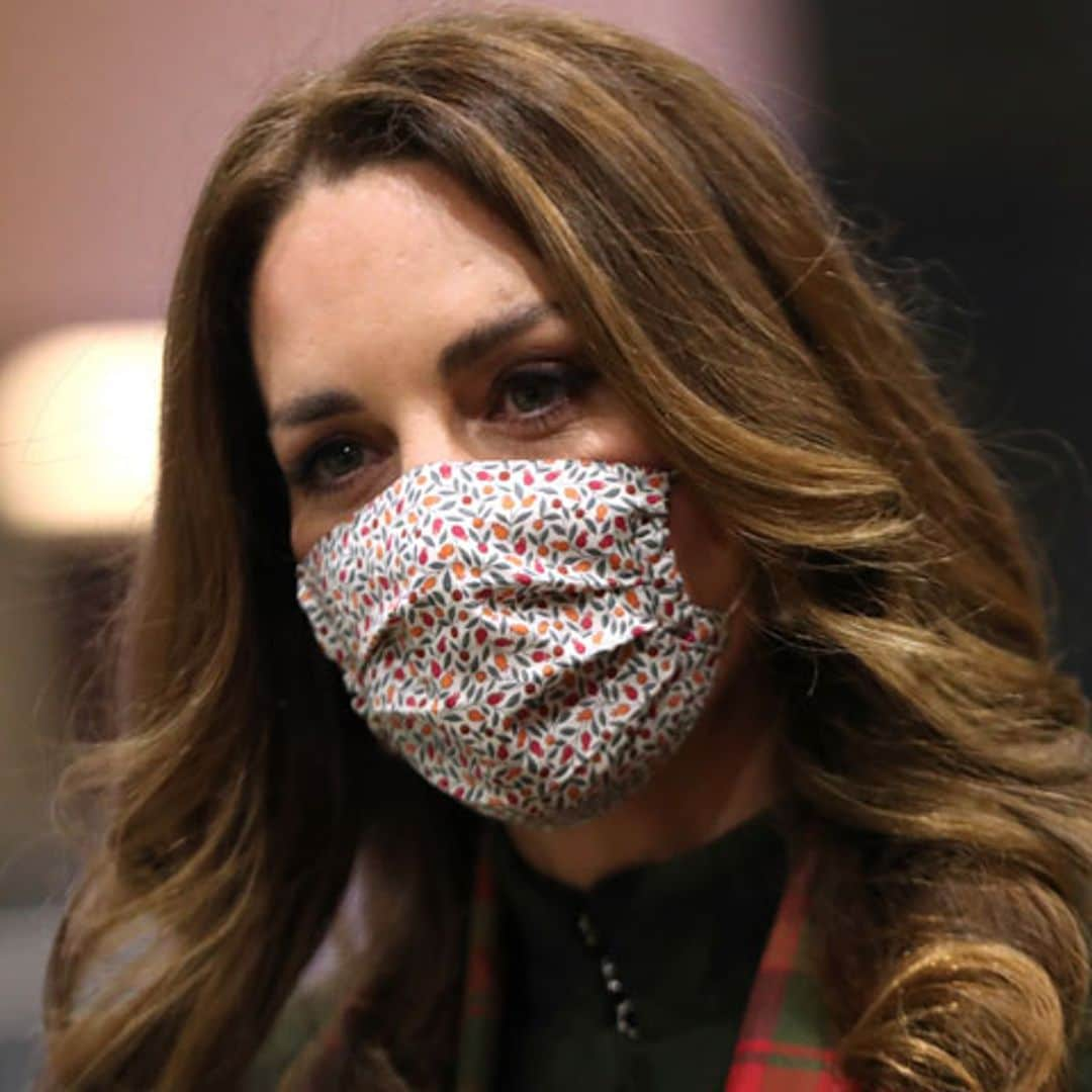 Comienza el maratón de estilo de Kate Middleton con mascarillas 'made in Spain'