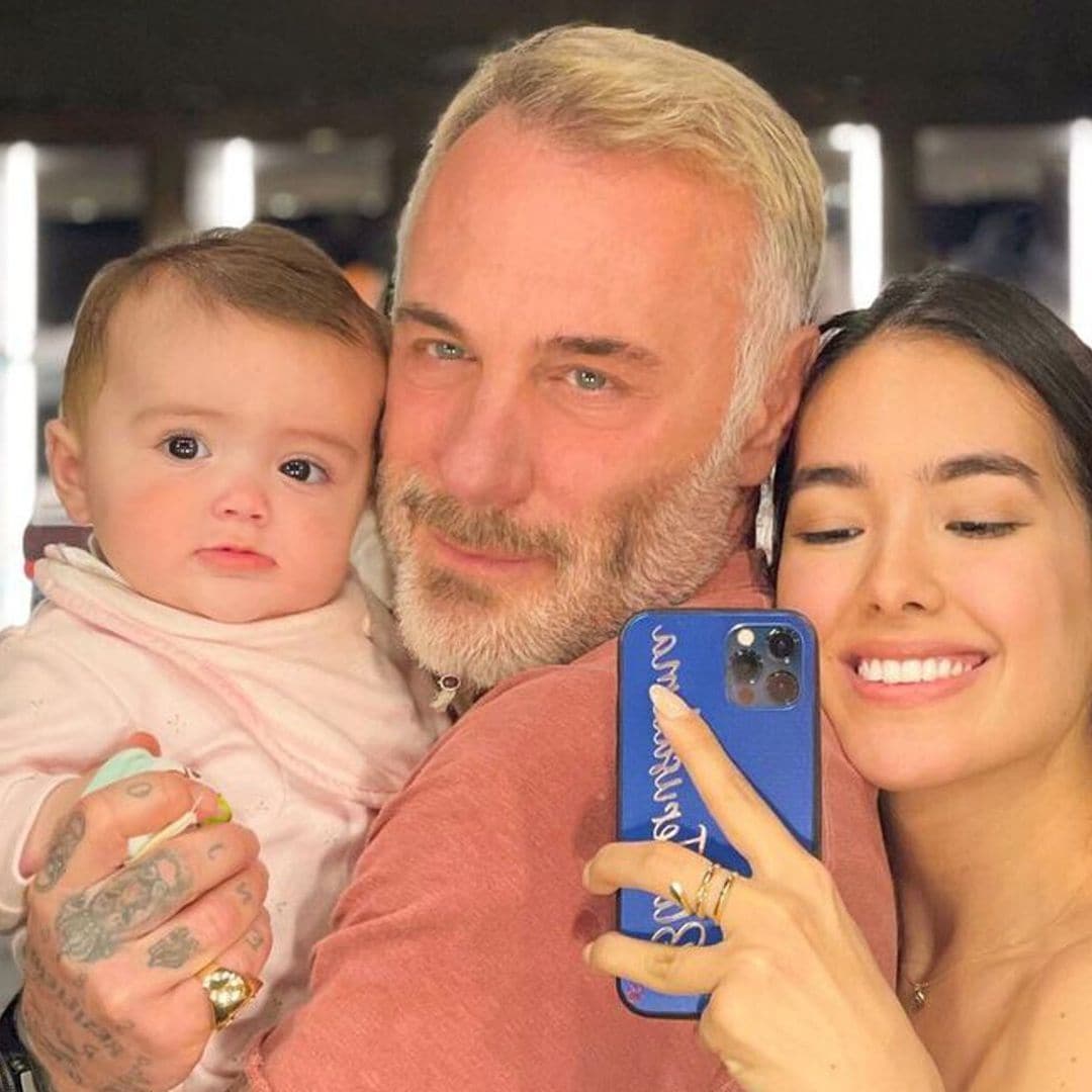 Blu Jerusalema, la bebé de Sharon Fonseca y Gianluca Vacchi, se recupera de su cirugía