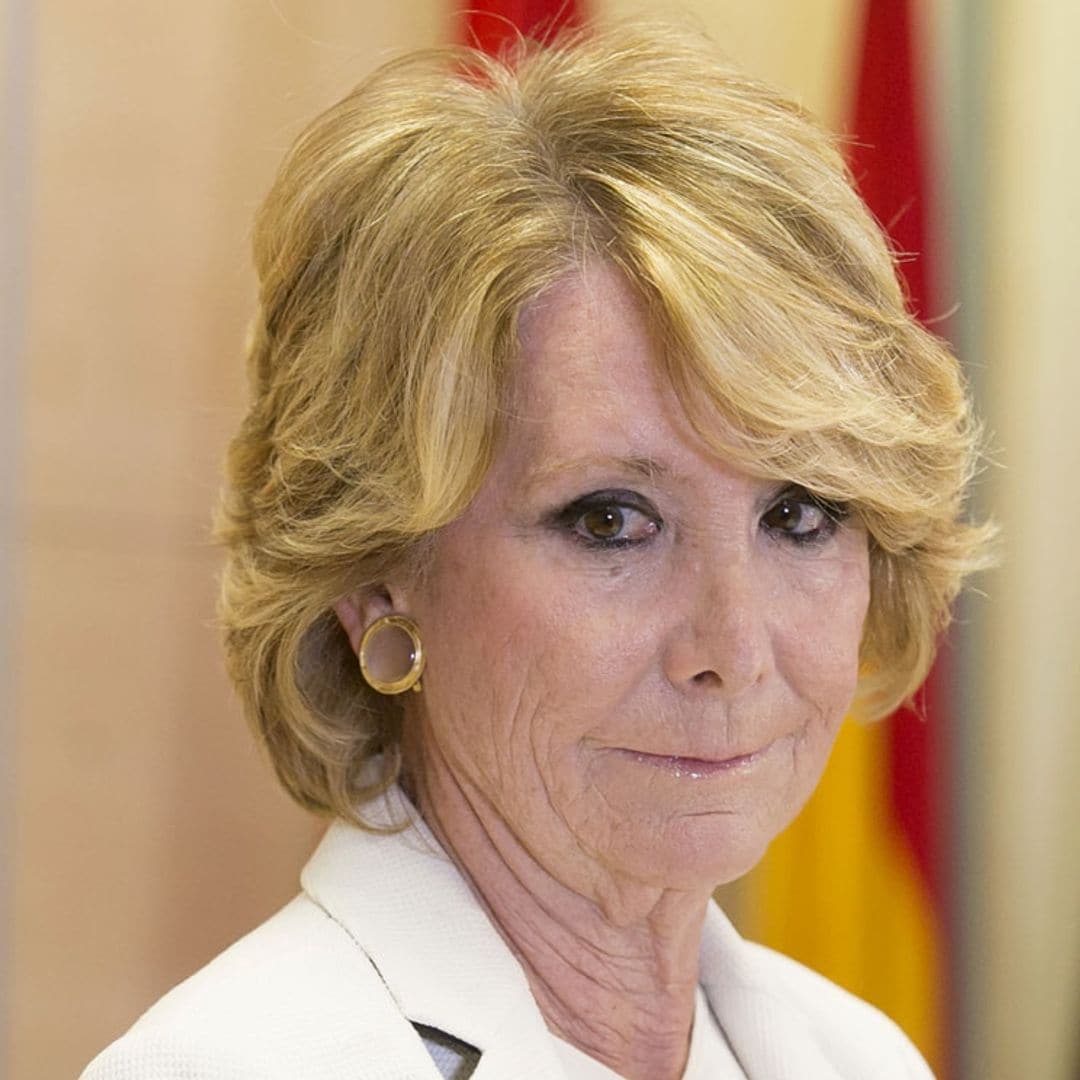 EXCLUSIVA: Primeras palabras de Esperanza Aguirre tras el ictus de su marido