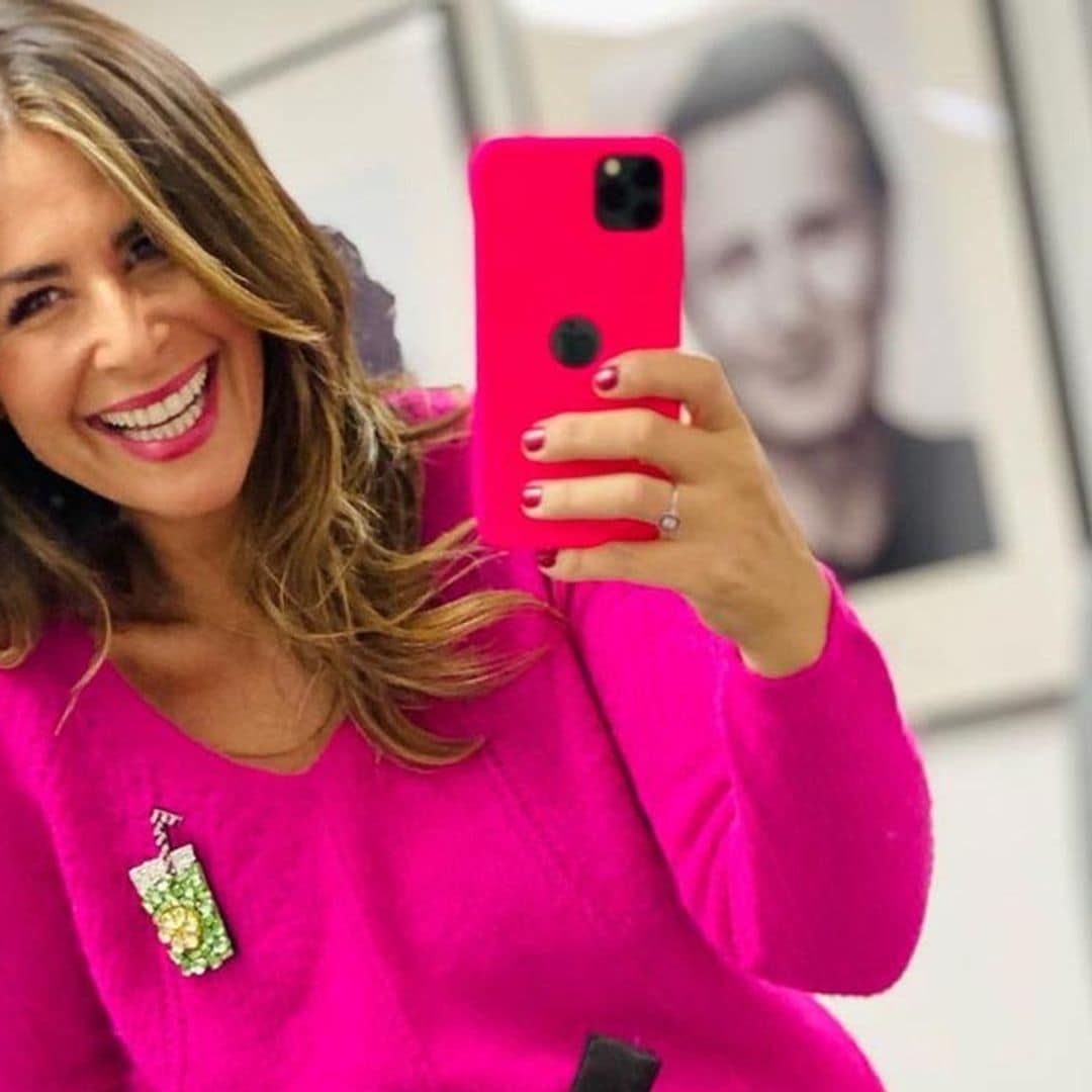 Nuria Roca se supera con pantalones de cuero por 40 euros y cambio de look con truco