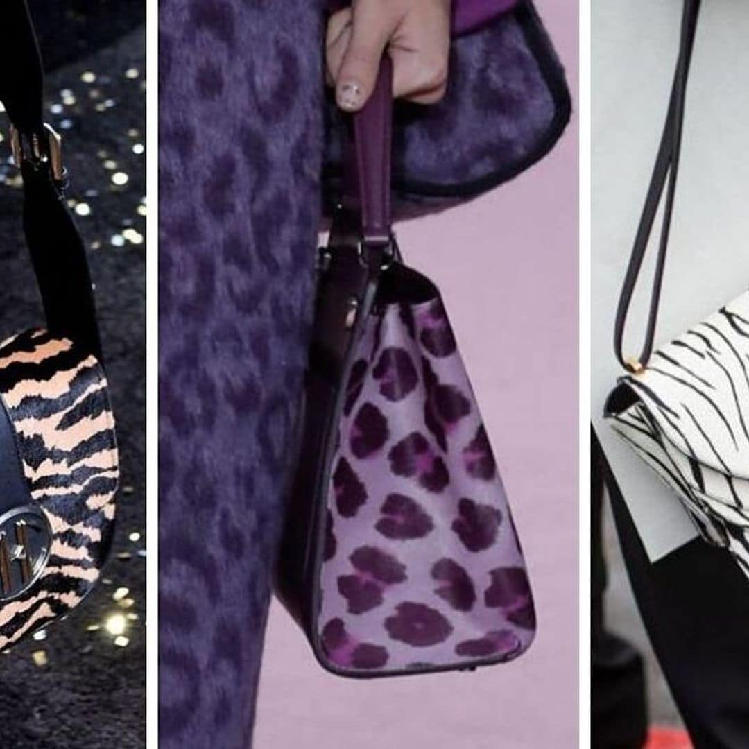 collage de bolsos animal print