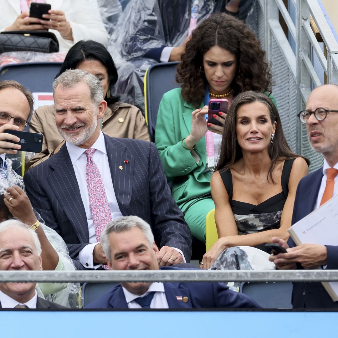 Rey Felipe VI y la Reina Letizia en la ceremonia de inauguración de los Juegos Olímpicos de Paris 