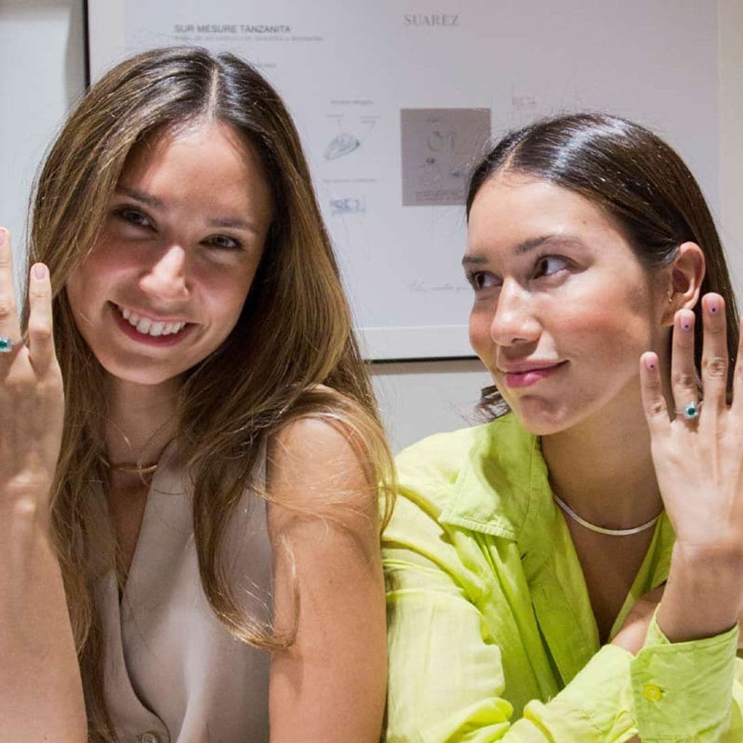 Grace y Melissa Villarreal y la preciosa historia del anillo de esmeraldas que tienes que conocer