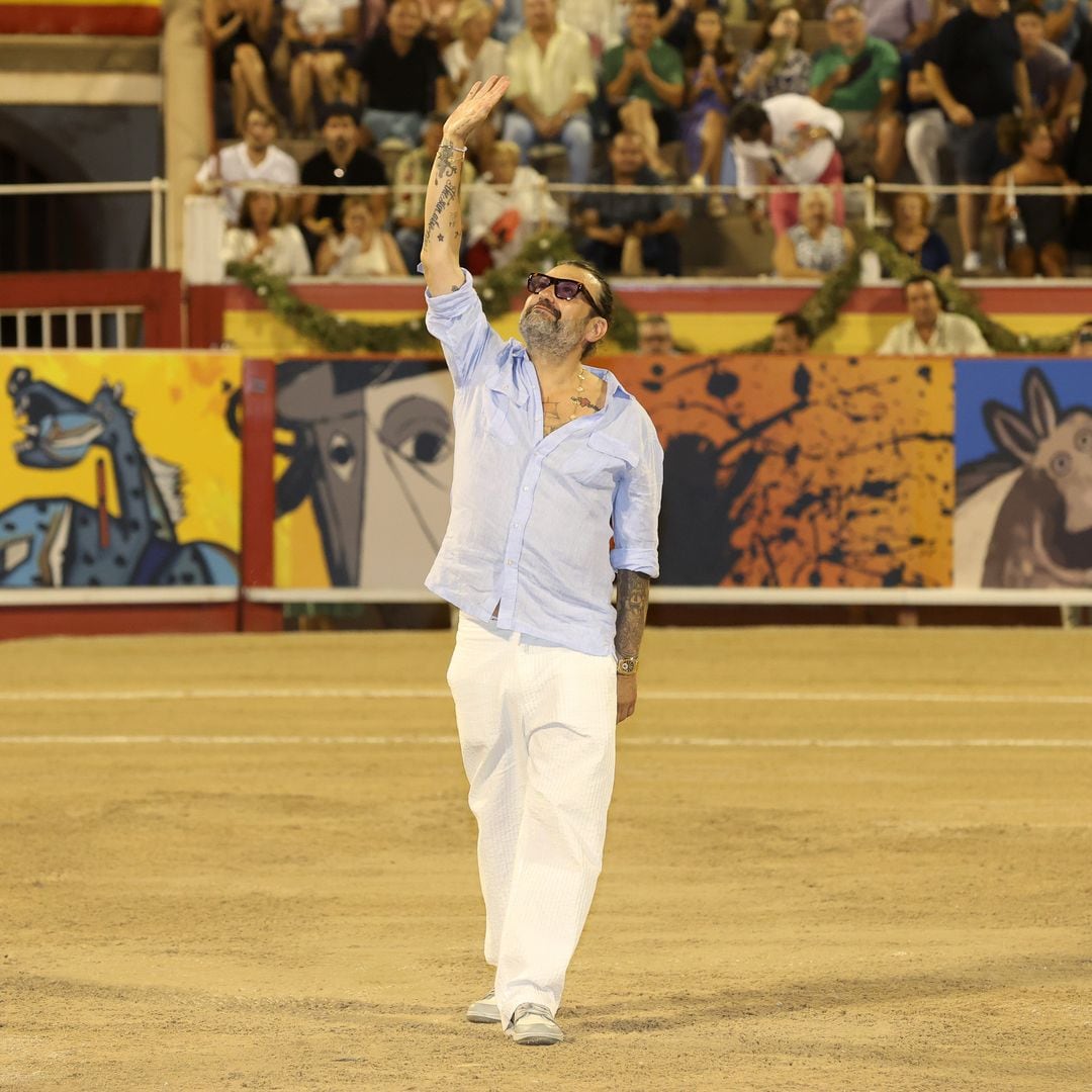 Domingo Zapata asiste a la corrida de toros zapatista, a 8 de agosto de 2024, en Palma de Mallorca