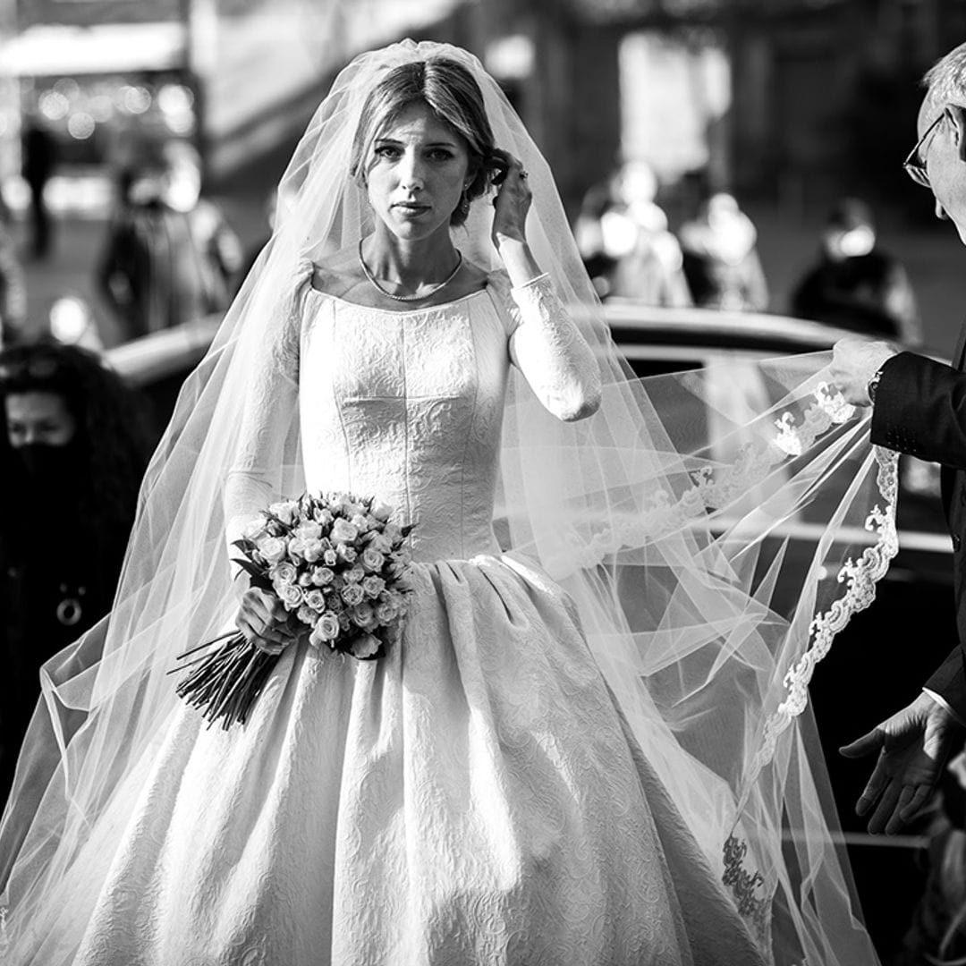 La boda de Xenia, la novia del vestido de Lorenzo Caprile de la que todos hablan