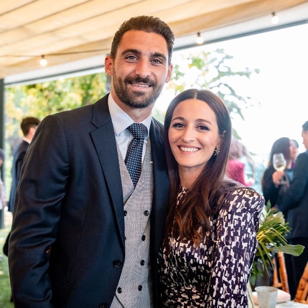 Arturo Rodríguez con su mujer, Maite