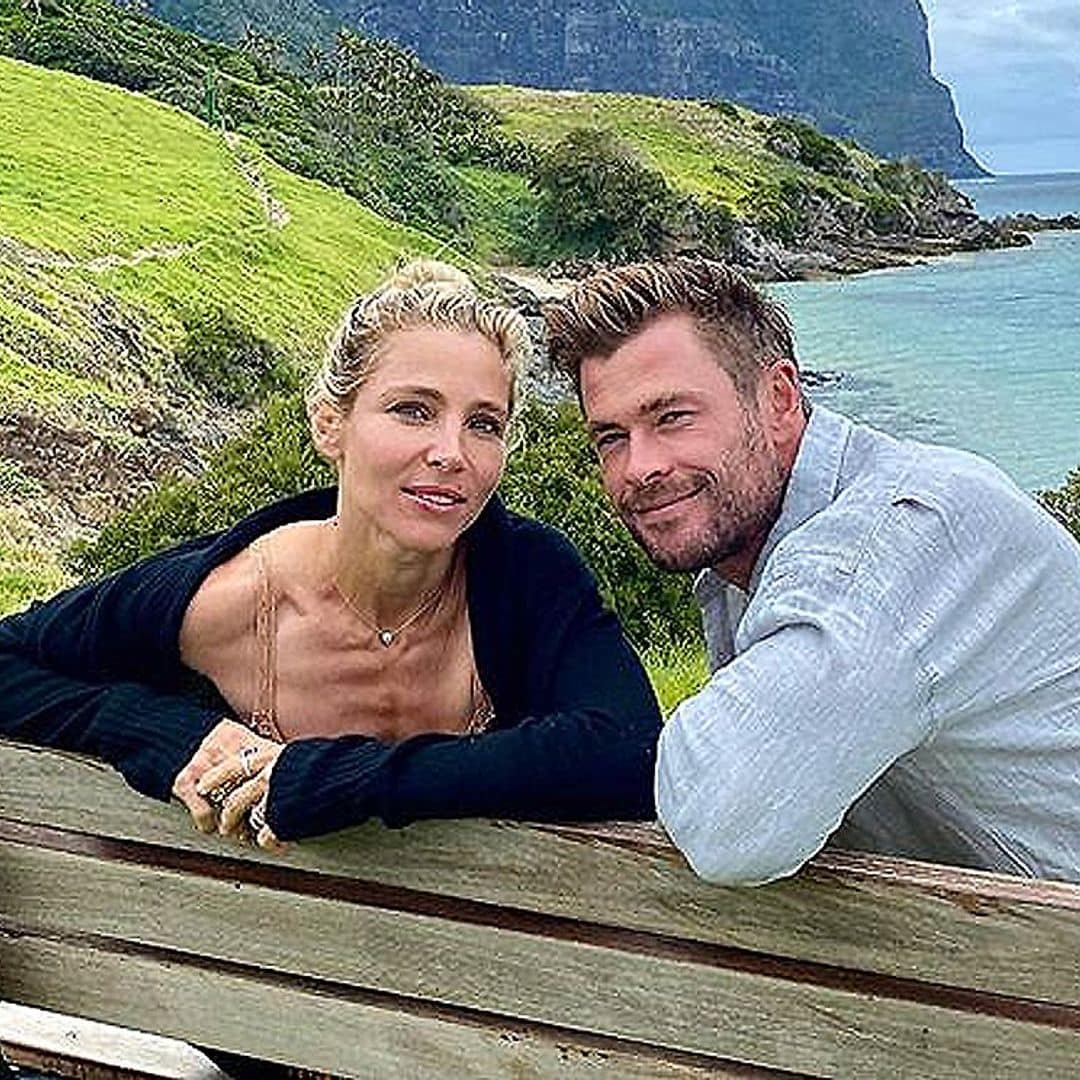 Elsa Pataky y Chris Hemsworth abren el espectacular álbum de su escapada al 'paraíso'