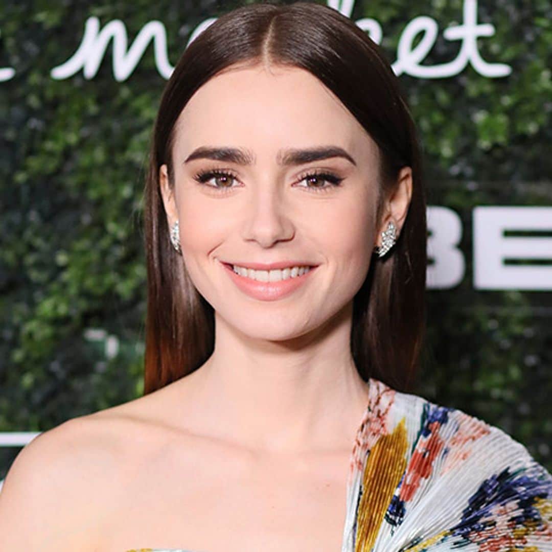 Las pecas y el maquillaje natural están de moda, Lily Collins (también) lo confirma