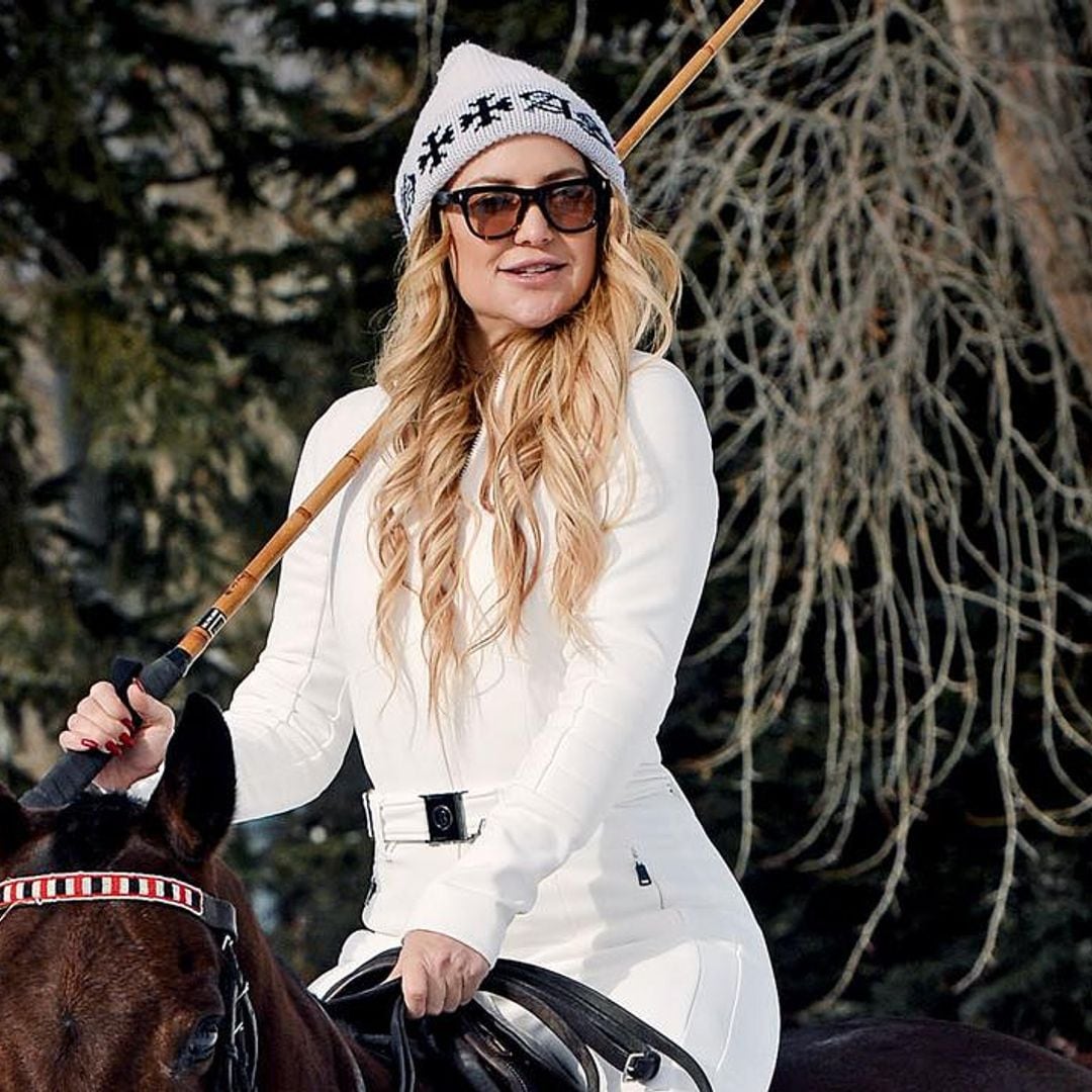 Kate Hudson: una intrépida jugadora de polo sobre la nieve de Aspen