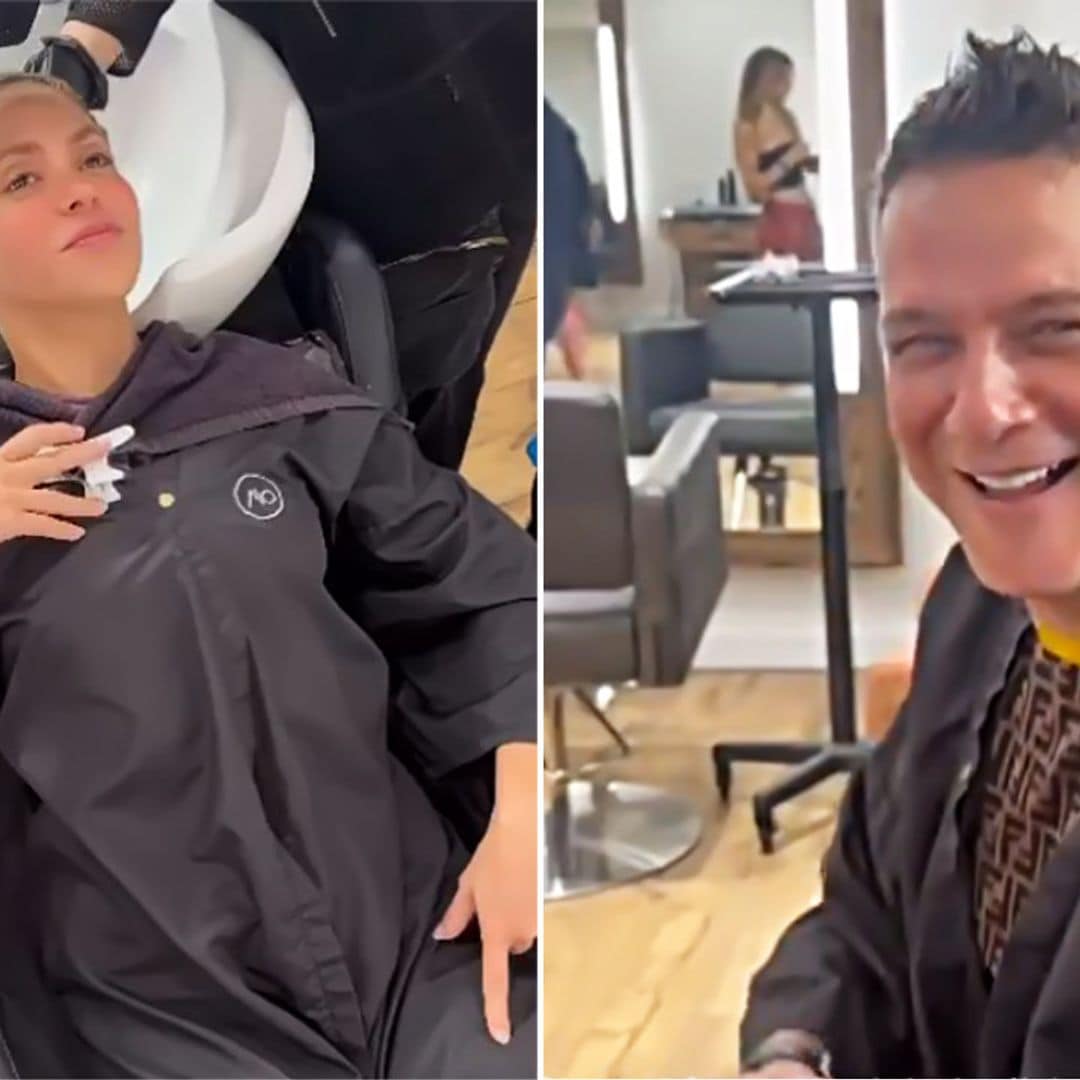 El divertido vídeo viral de Shakira y Alejandro Sanz en la peluquería que está arrasando