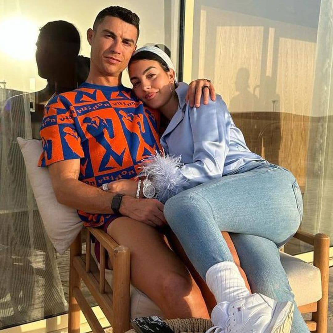 El beso de Cristiano a Georgina que sella su amor y zanja rumores de ruptura