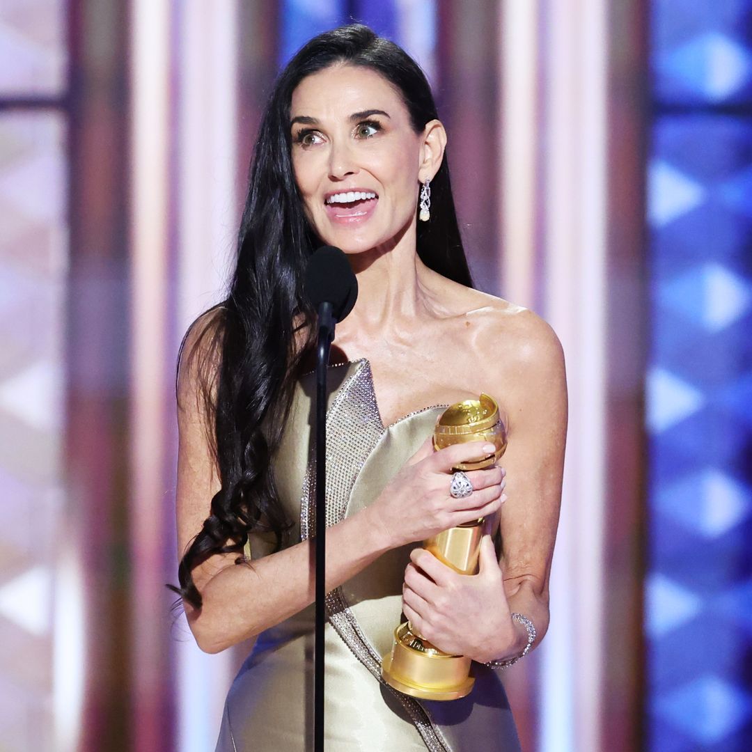 El inspirador discurso de aceptación de Demi Moore tras su triunfo en los Golden Globes