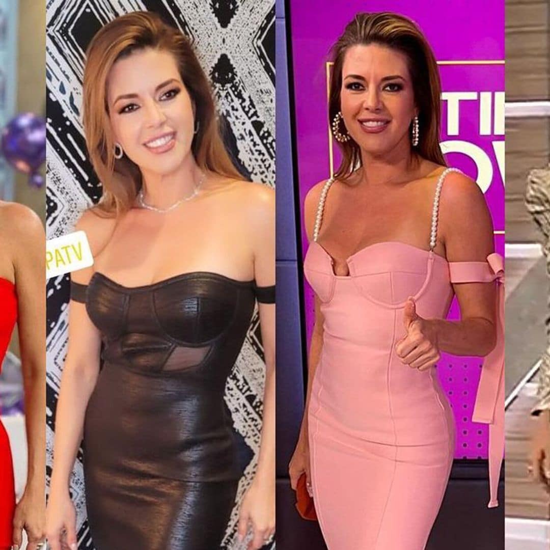 Alicia Machado presume su figura con cuatro diferentes looks en un día