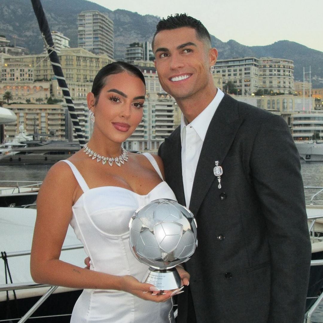 Georgina Rodríguez celebra orgullosa el homenaje de Cristiano Ronaldo en el sorteo de la Champions League