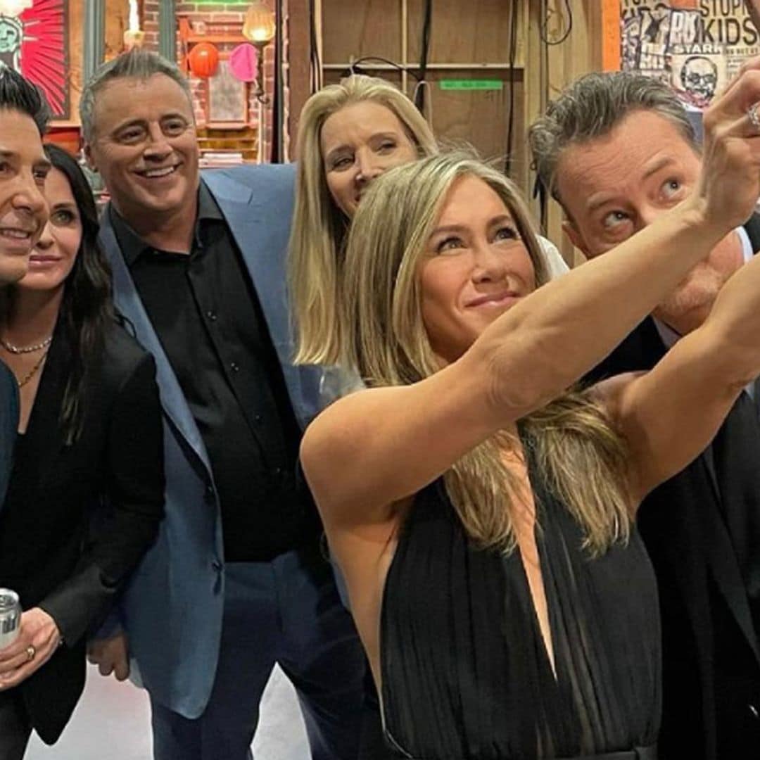 Jennifer Aniston muestra lo que no se vio del reencuentro de 'Friends'