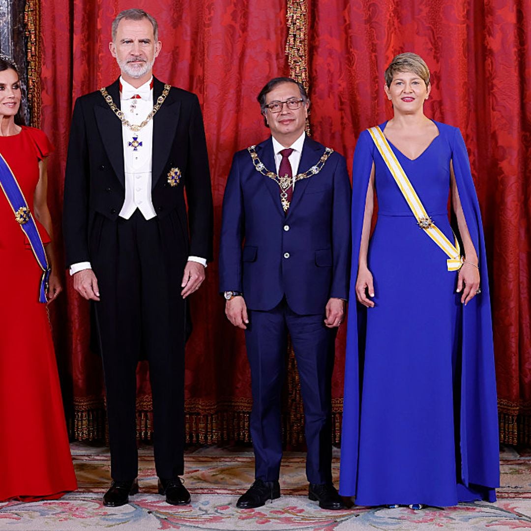 Los reyes Felipe y Letizia, anfitriones en una fabulosa cena de gala para el presidente de Colombia y la Primera Dama