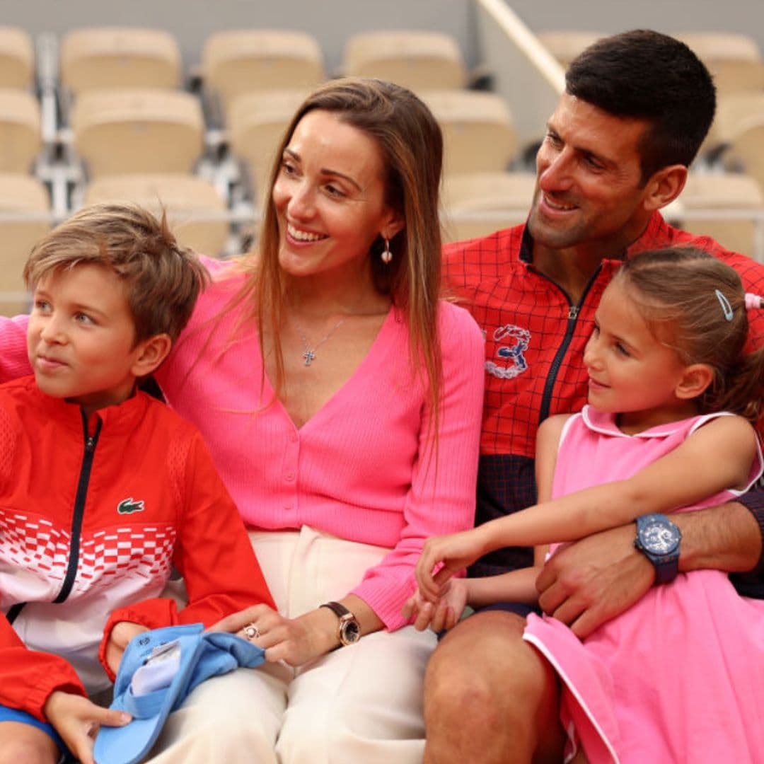 El lado personal de Novak Djokovic: está hecho un padrazo y siente adoración por sus hijos, Stefan y Tara