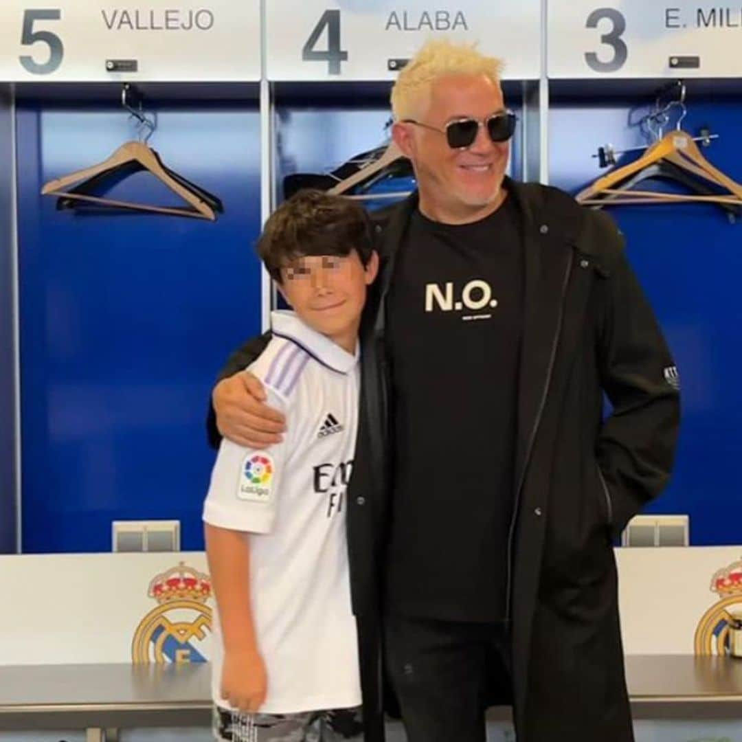 Dylan, el hijo de Alejandro Sanz y Raquel Perera, se convierte en el 'nuevo fichaje' del Real Madrid