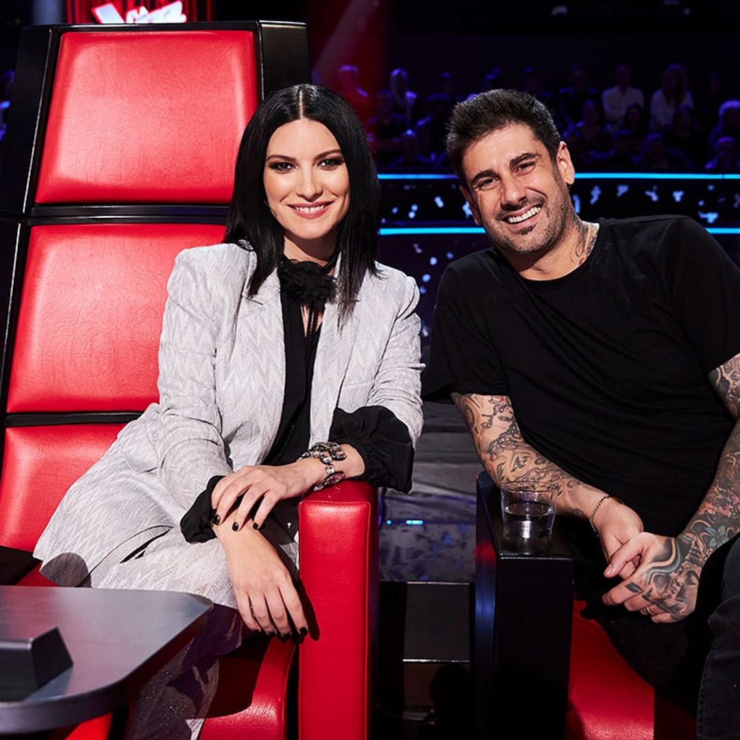 Laura Pausini vivió junto a su gran amigo Melendi una noche cargada de emociones