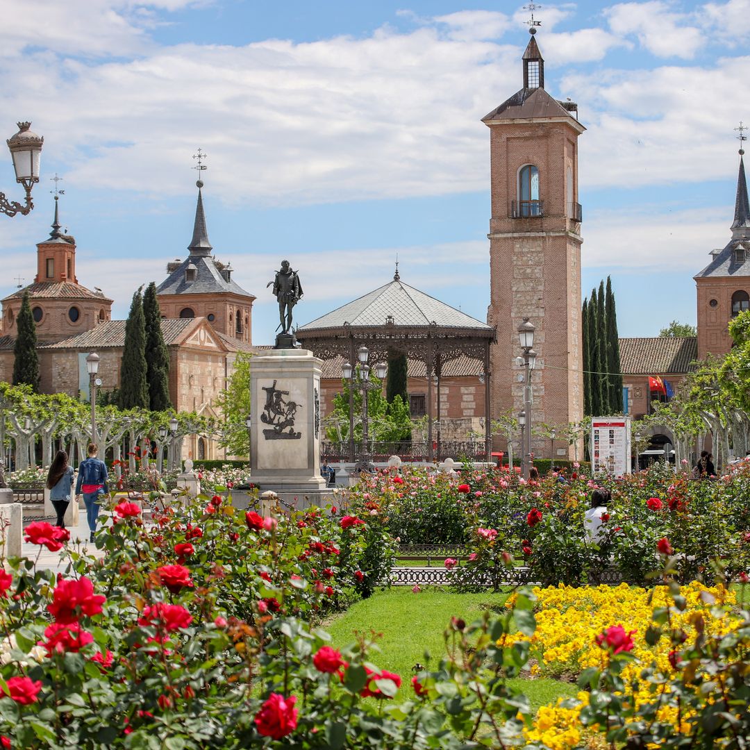 Plaza de Cervantes en Alcalá de Henares, Madrid