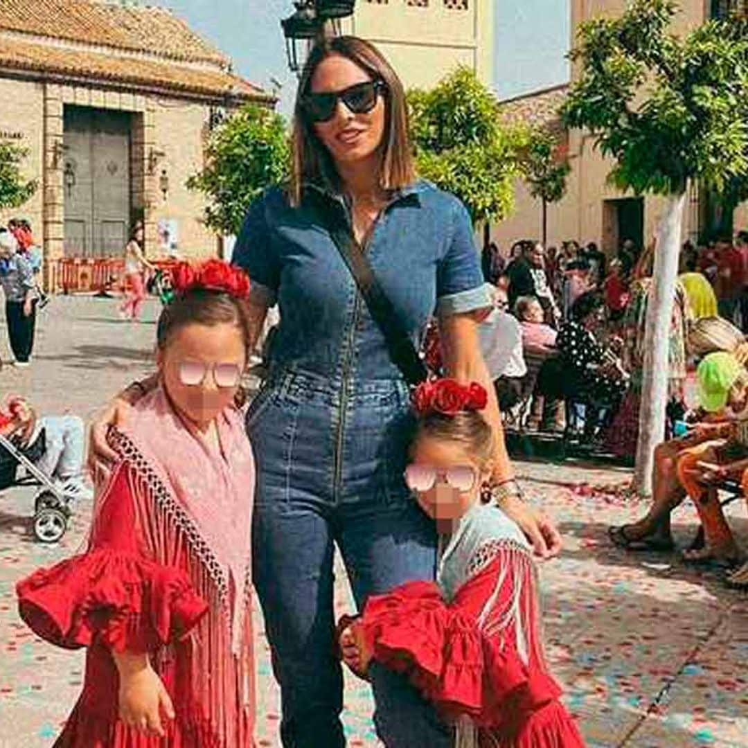 Irene Rosales presume de sus hijas, Ana y Carlota, dos pequeñas flamencas que desfilan con mucho arte