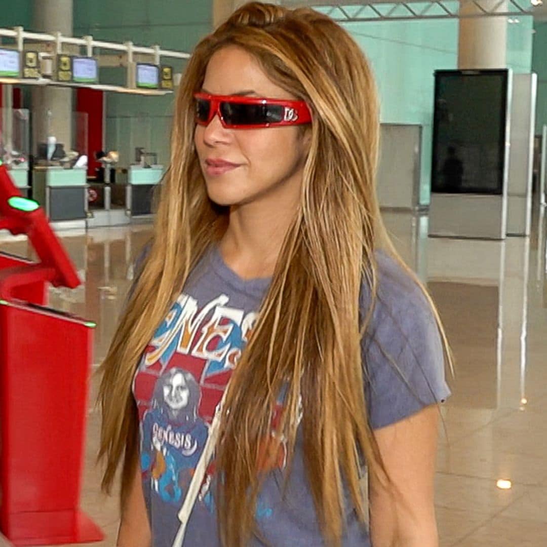 Más rubia y con un look futurista: las imágenes de Shakira en su regreso a Miami