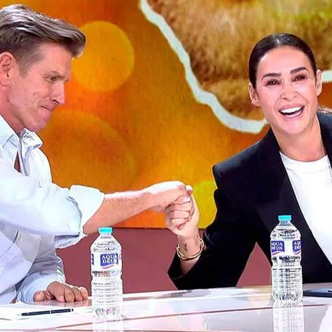 Vicky Martín Berrocal y 'El Cordobés' se reencuentran en televisión ¡y así reacciona su hija Alba!