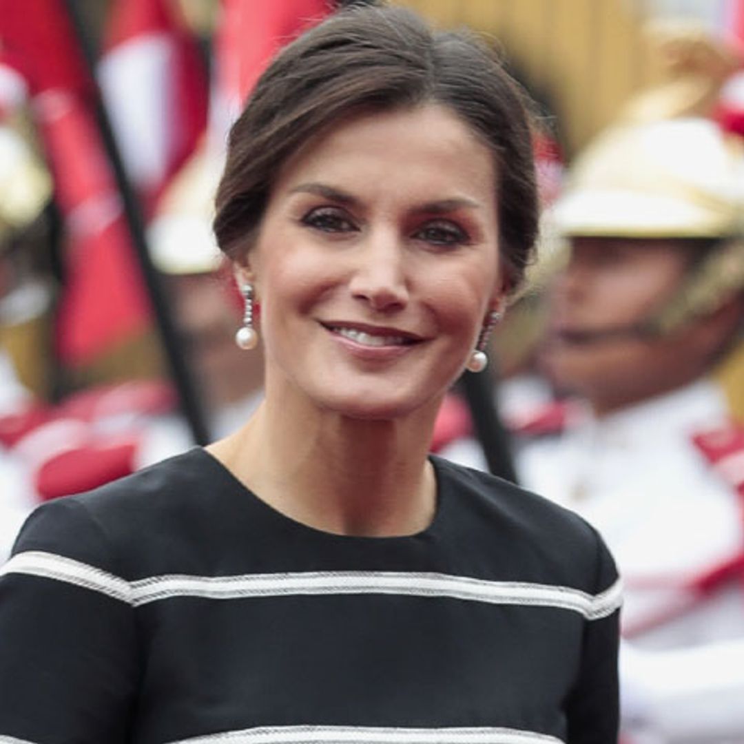 La silueta 'corola', la mejor aliada de doña Letizia para potenciar su figura en Perú