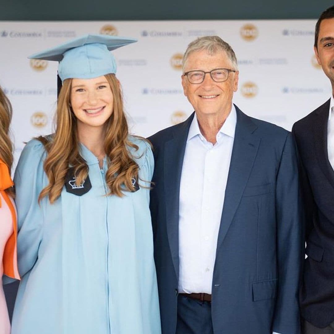 Bill y Melinda Gates se reúnen para la graduación de su hija mayor, de la que tuvieron que irse antes de tiempo