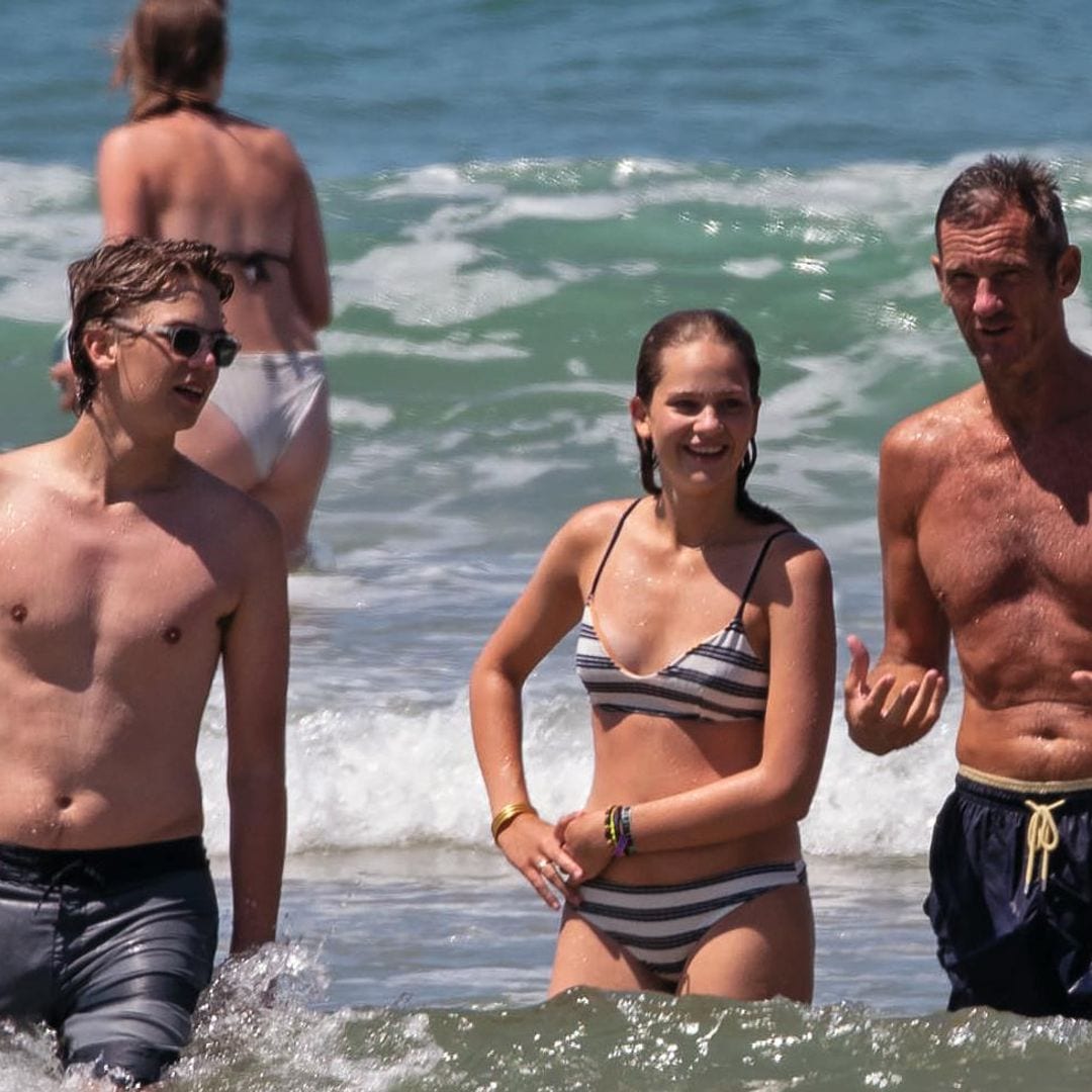 Iñaki Urdangarín, las imágenes con sus hijos que hablan por sí solas en sus días de playa en Bidart