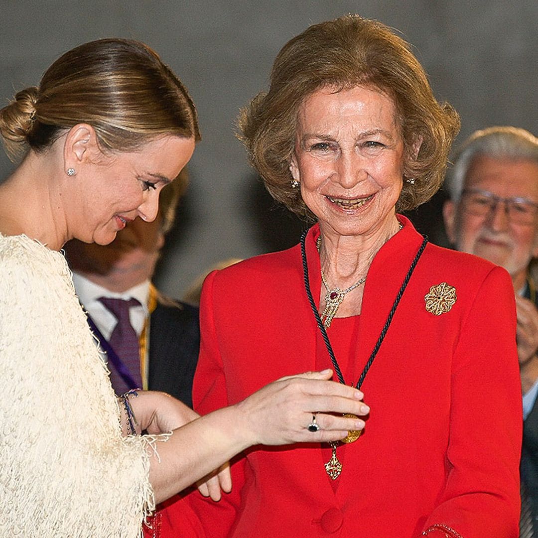 La emoción de la reina Sofía al recibir la Medalla de Oro de Baleares: 'Aquí me he sentido como en casa'