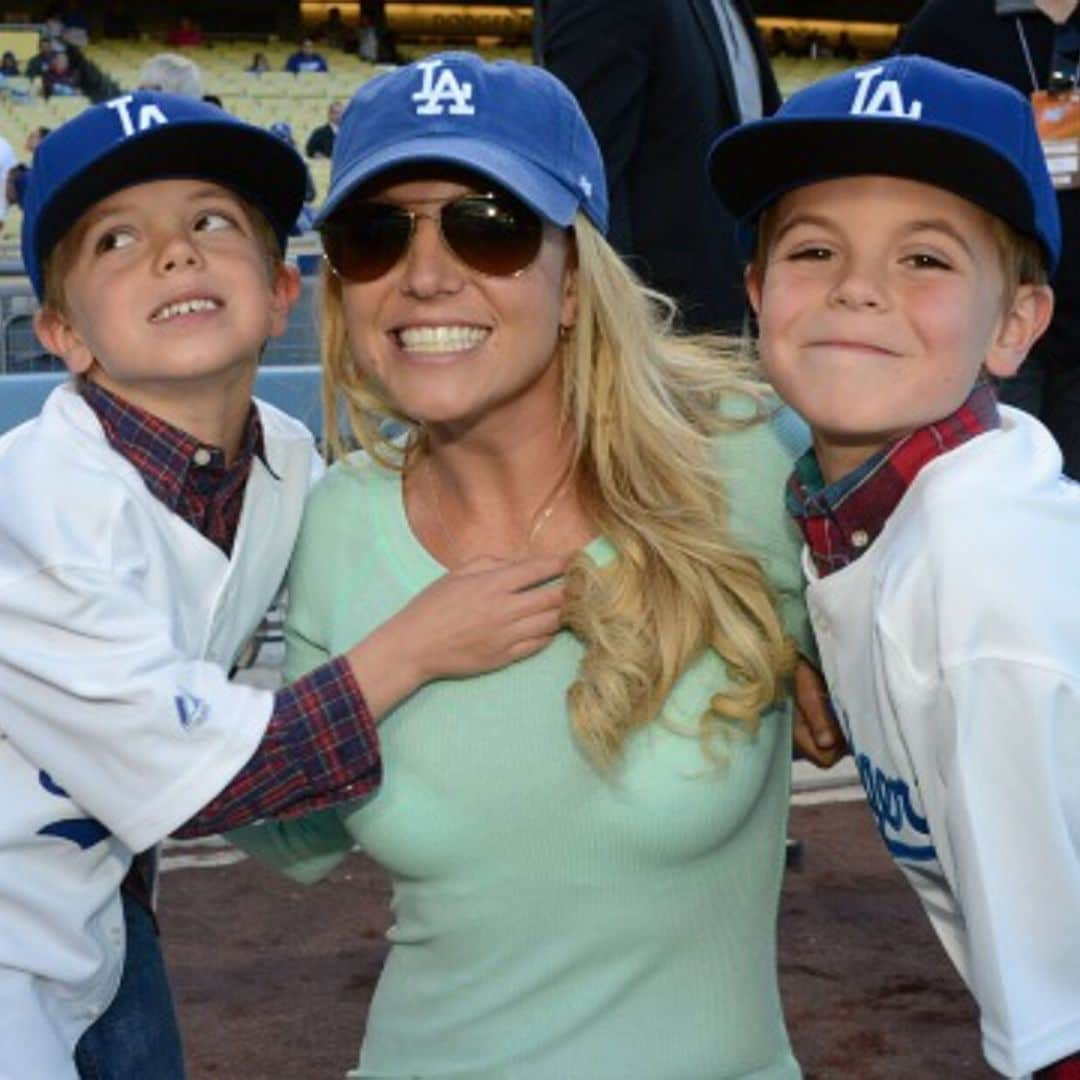 Britney Spears posa junto a sus hijos y ya no son unos niños