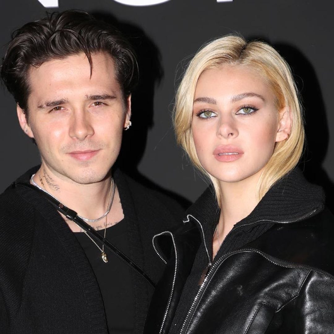 Brooklyn Beckham y Nicola Peltz cierran su año de amor con una foto inédita (y un vestido reciclado)