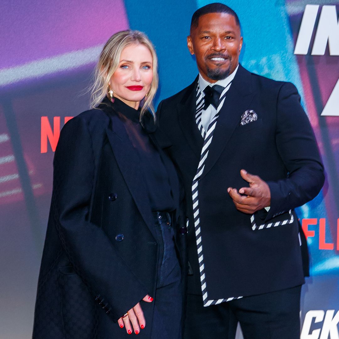 Jamie Foxx, Cameron Diaz and several celebrities attending the world premiere of the new Netflix Movie Back in Action at the Zoo Palast Odeon in Berlin