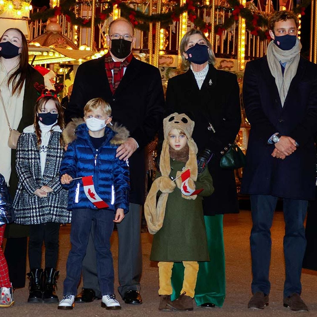 ¡Ya es Navidad en Mónaco! Los pequeños de Palacio, protagonistas de la inauguración de las fiestas