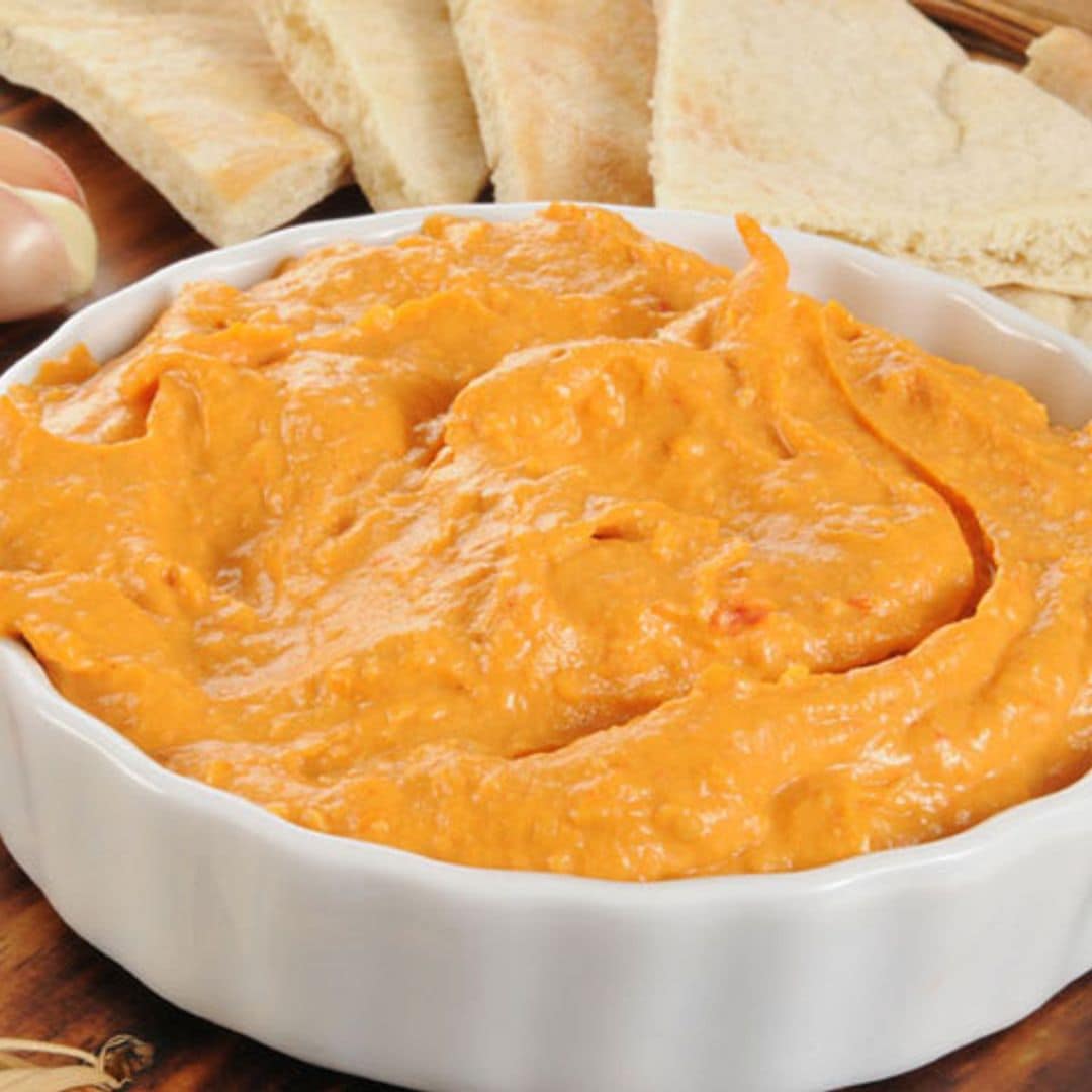 Hummus de pimiento con ajo