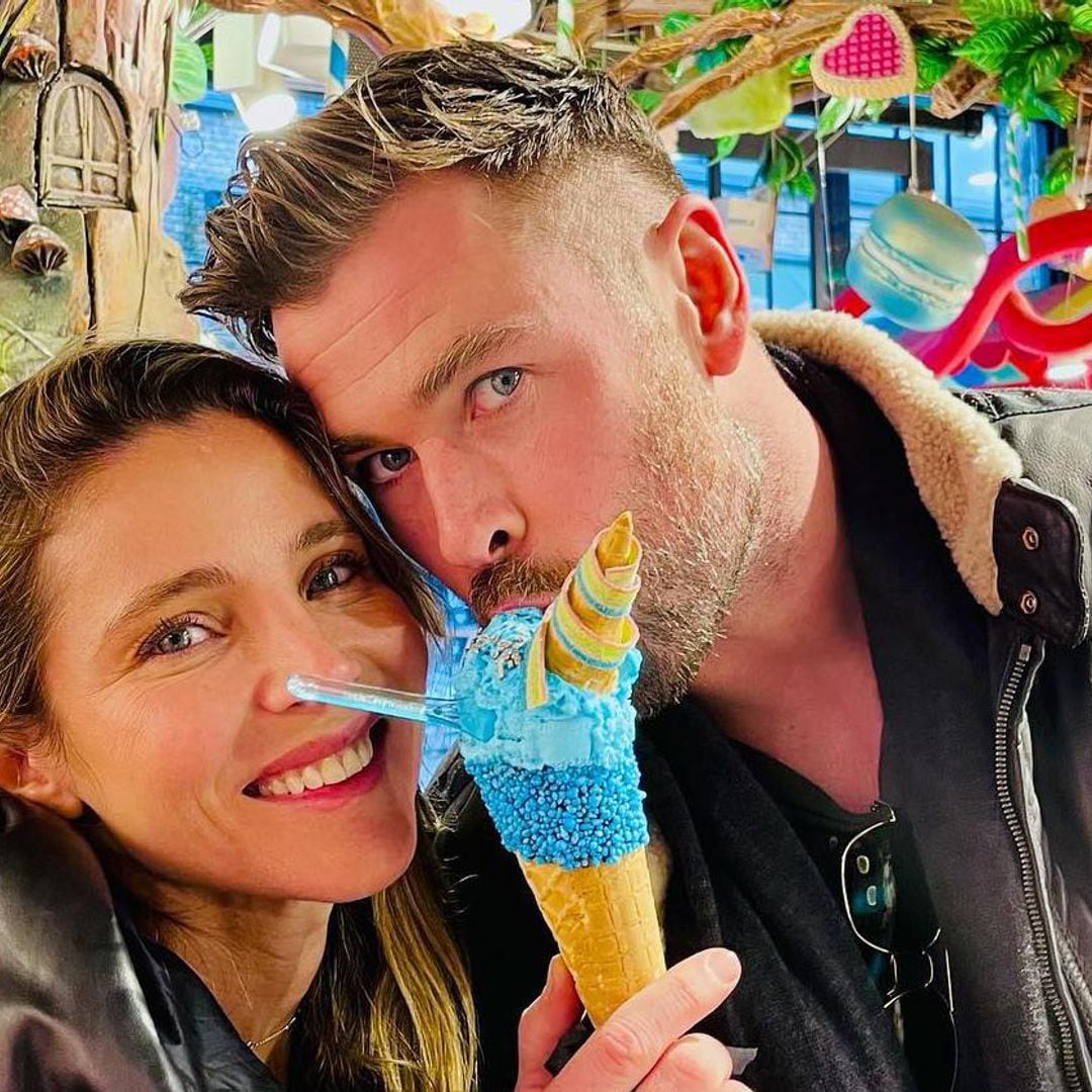 Chris Hemsworth celebra sus 39 años con un original pastel hecho por sus hijos