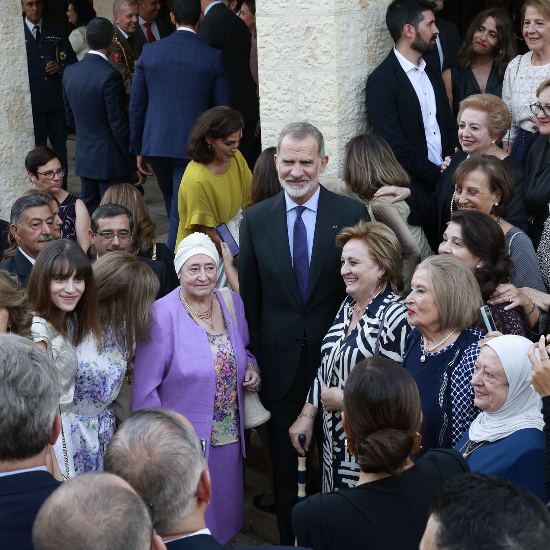 El rey Felipe visita Jordania: de su llegada con honores y su encuentro con la princesa española Miriam al-Ghazi