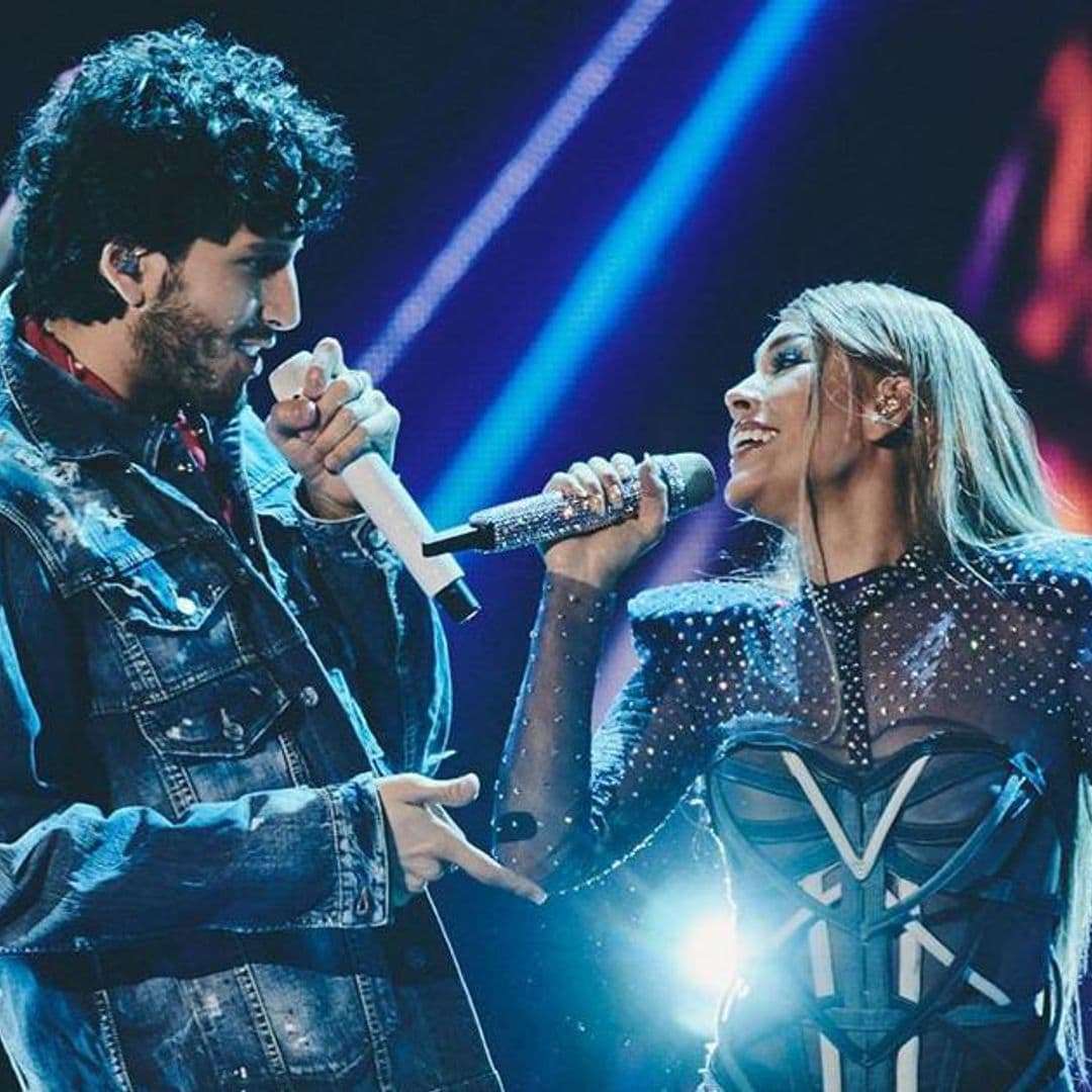 Complicidad y mucha química… así fue la presentación de Danna Paola y Sebastián Yatra en Premios Juventud