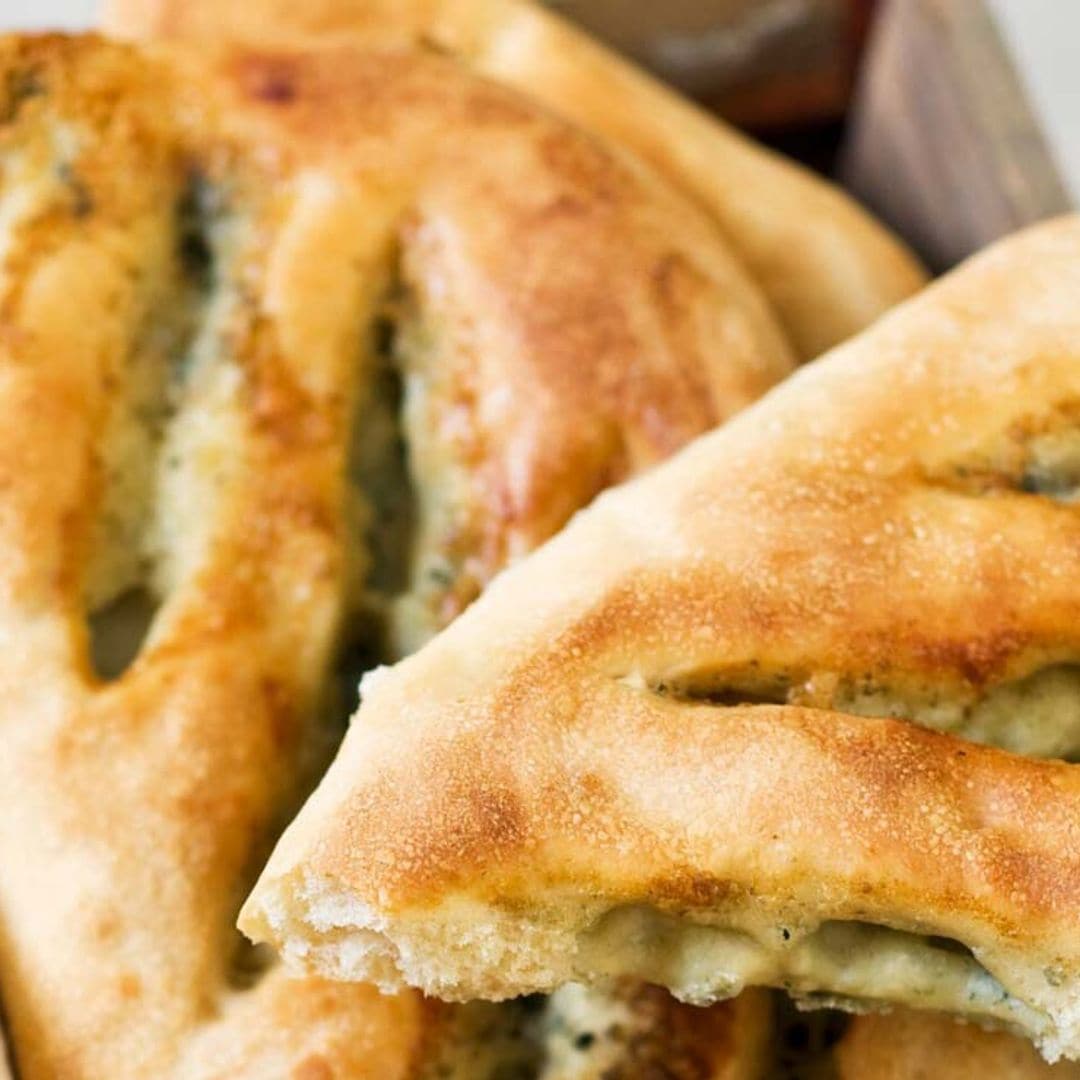 'Fougasse' con queso roquefort