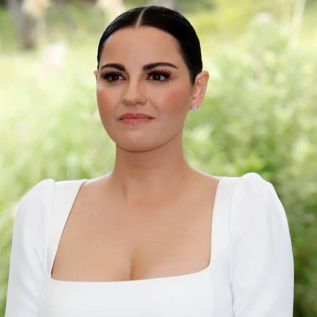 A detalle, los tres vestidos de novia que usó Maite Perroni en su boda con Andrés Tovar