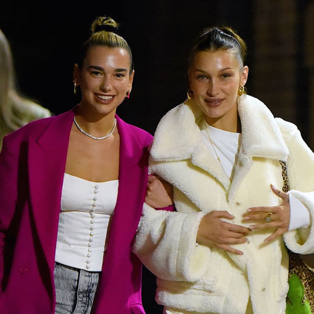 Las hermanas Hadid se derriten en halagos para felicitar a Dua Lipa por su 25 cumpleaños