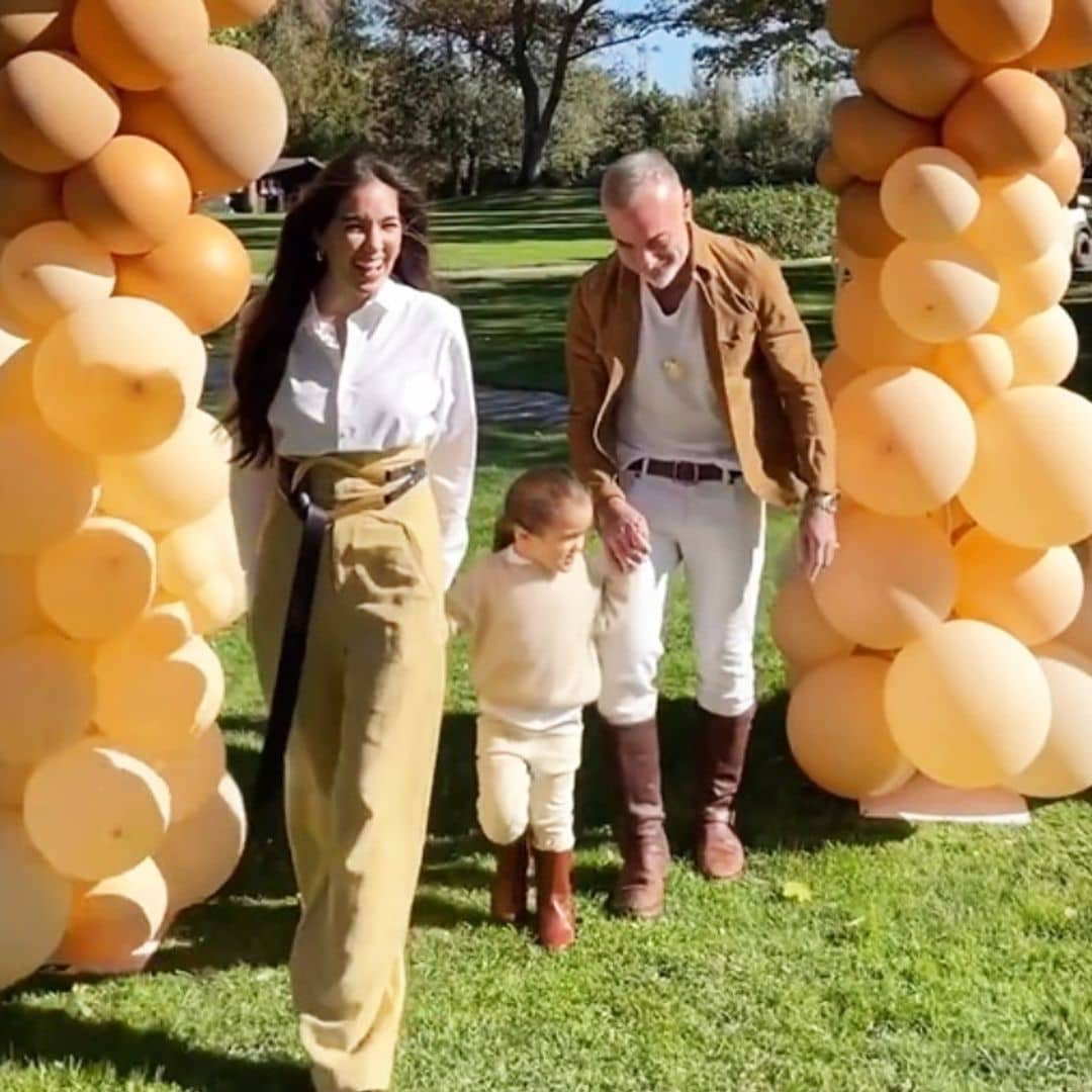 Gianluca Vacchi recrea un safari africano en el jardín de su casa para la impresionante fiesta de cumpleaños de su hija