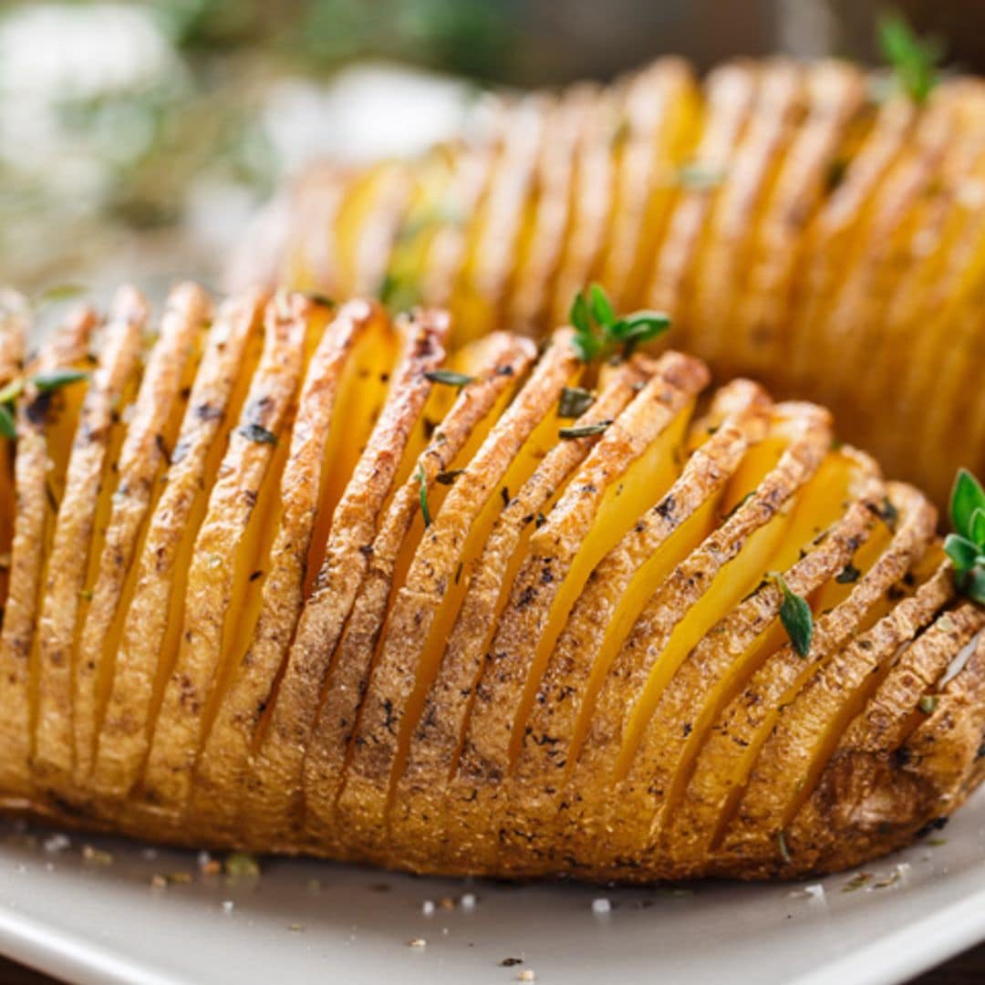 Si aún no conoces las patatas Hasselback... ¡te van a encantar!