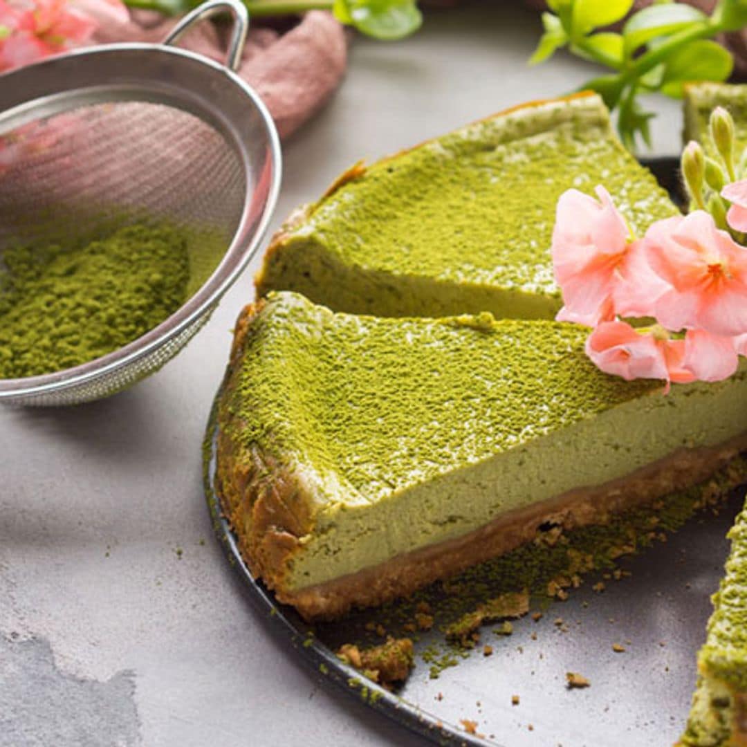 'Cheesecake' de té matcha